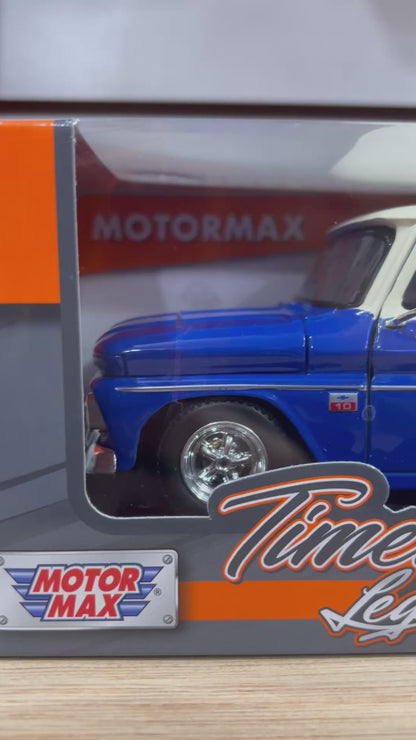 Chevy C10 Blue White 1966 01:24