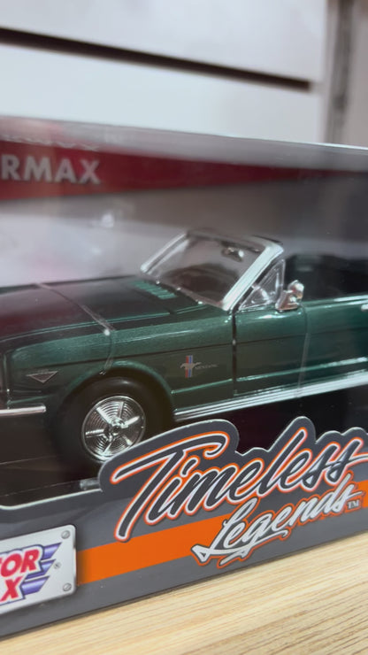 Ford Mustang Combertible Green '1964 1/2 01:24